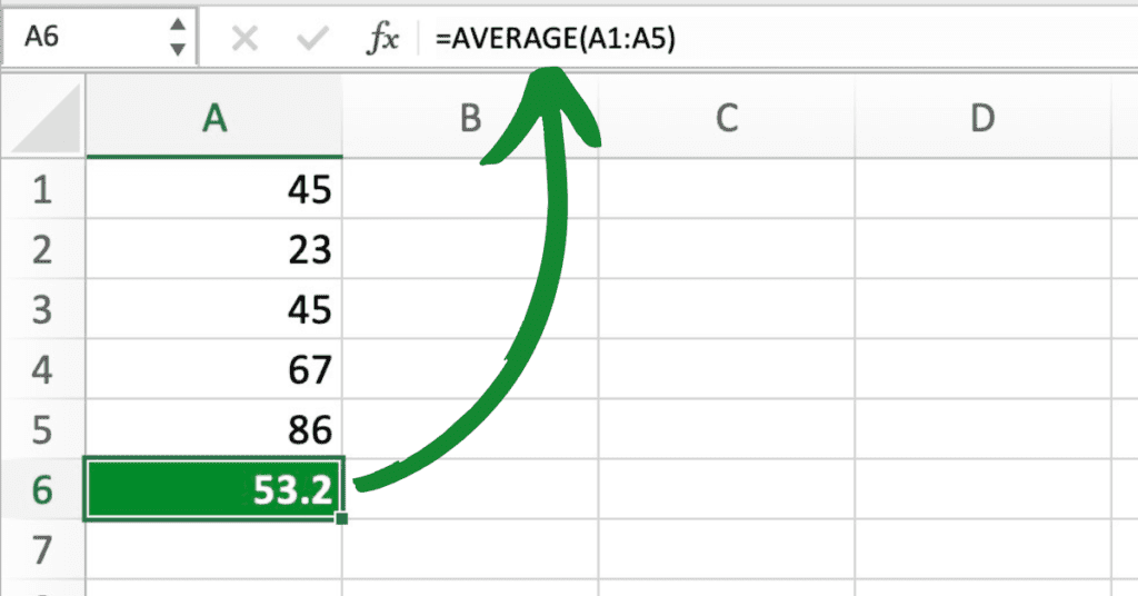 EXCEL AVERAGE FUNCTION