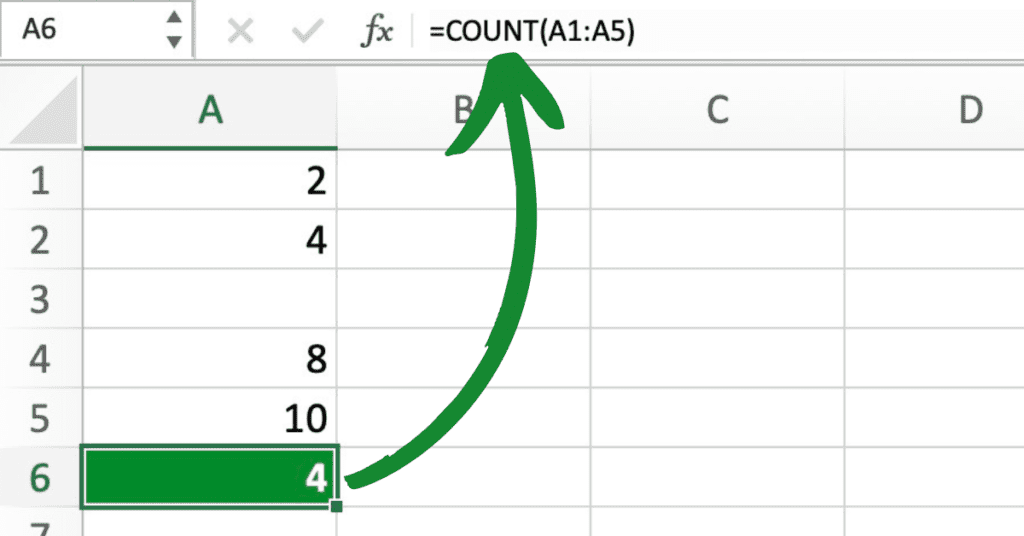 Excel COUNT Function