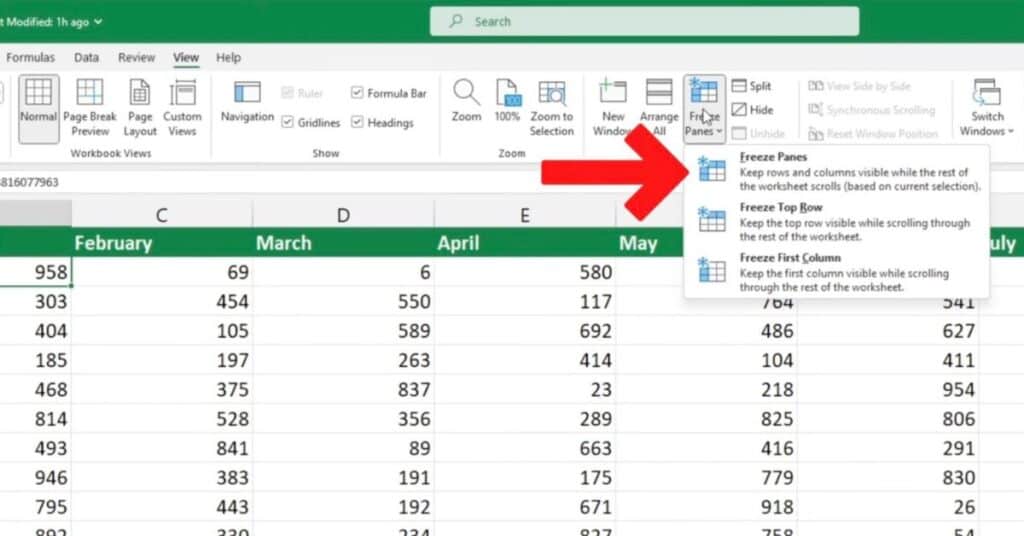 How to Freeze Rows in Excel Beginner's Guide Sheet Leveller