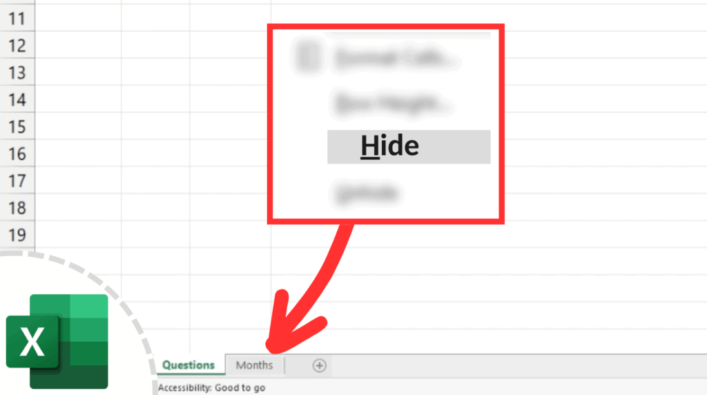 How to Hide Sheets in Excel