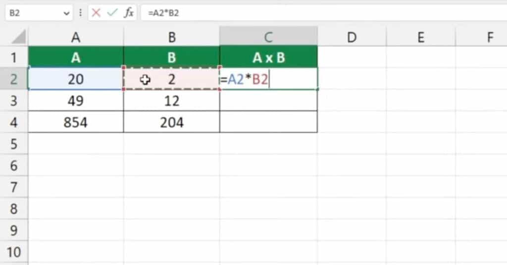 How to Multiply Numbers in Excel