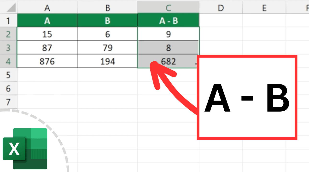 How To Subtract Numbers In Excel Beginners Guide 2932