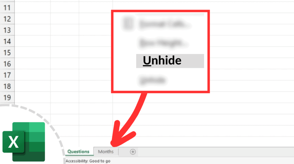 How to Unhide Sheets in Excel