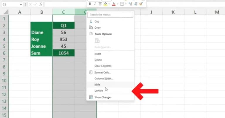 How To Unhide Columns In Excel | Beginner's Guide