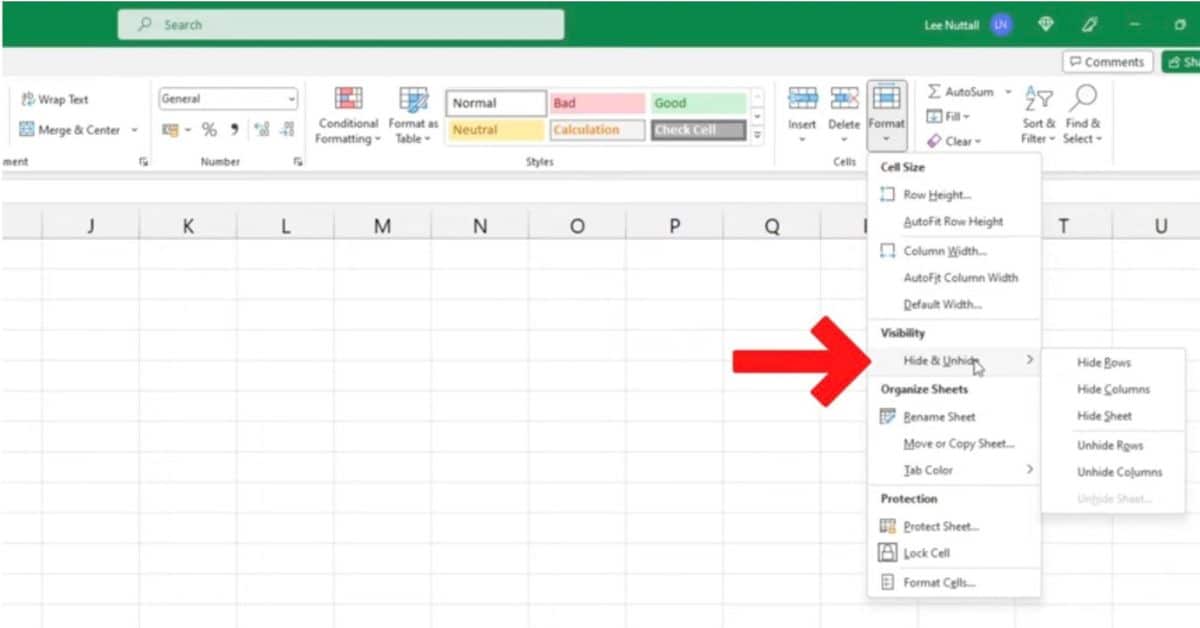 How to Unhide Columns in Excel | Beginner's Guide