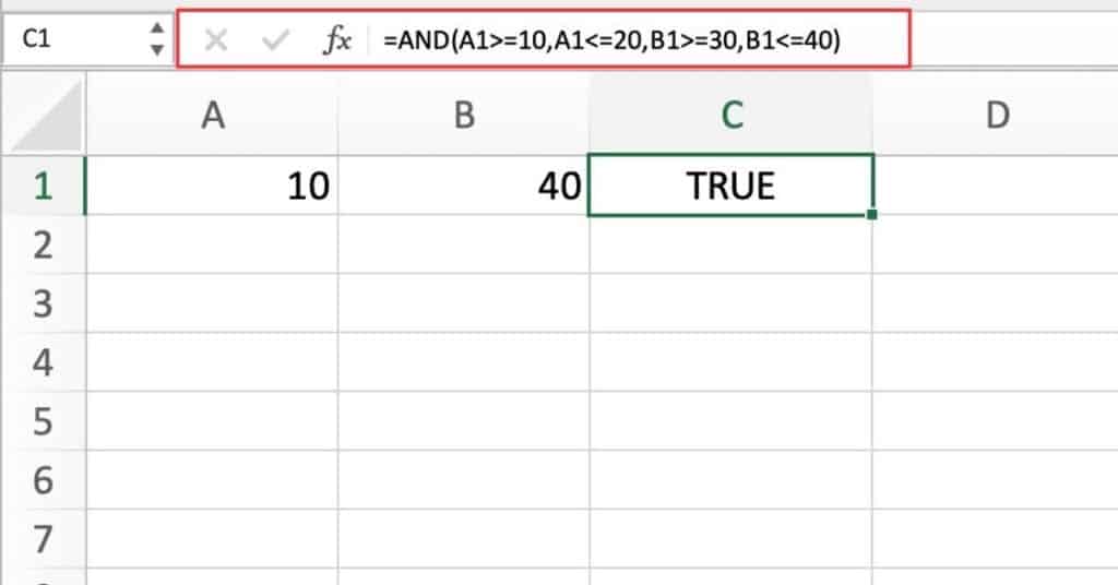 AND Function Example 2