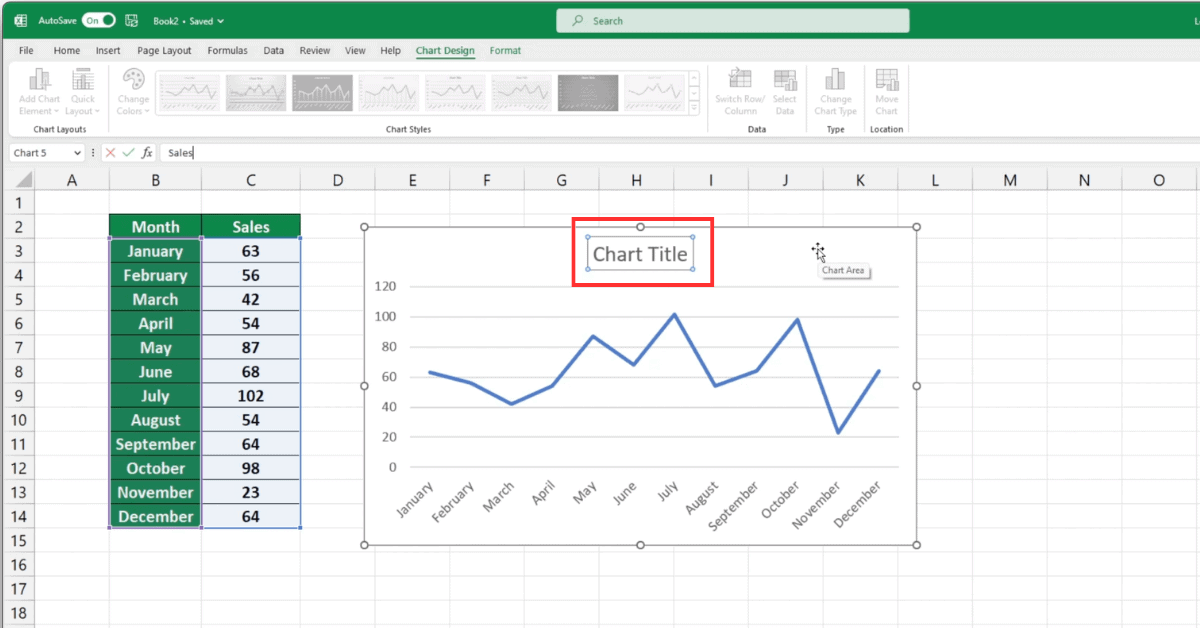 How to Make a Line Graph in Excel - Sheet Leveller