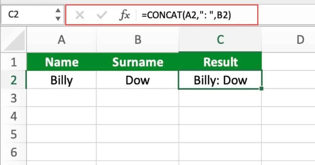 Concatenating Text Strings with a Delimiter