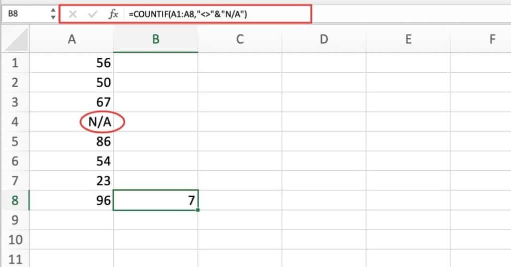 how-to-count-cells-not-equal-to-in-excel-countif-in-excel