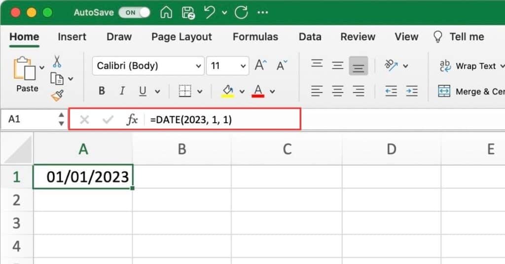 DATE Function Usage