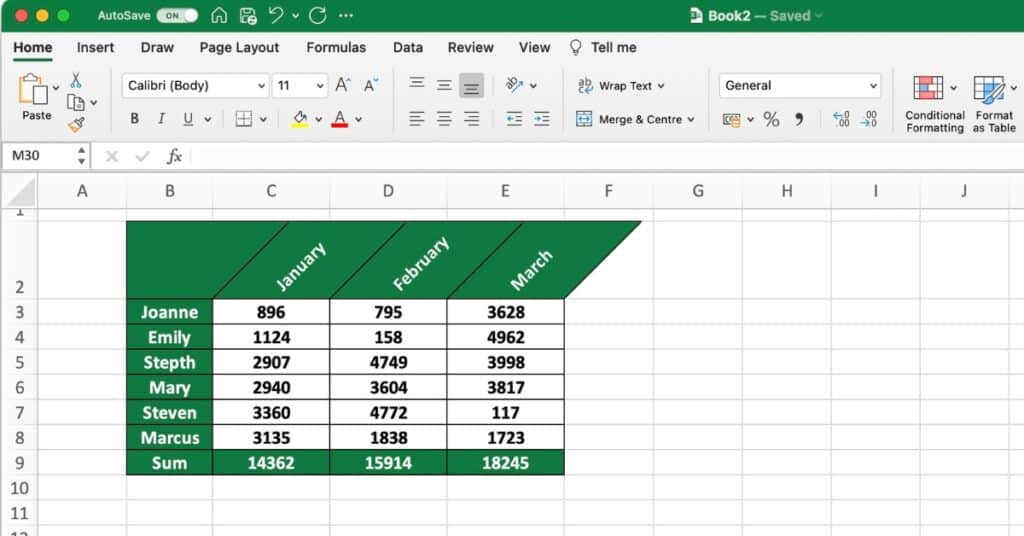 Excel Changed Text Direction