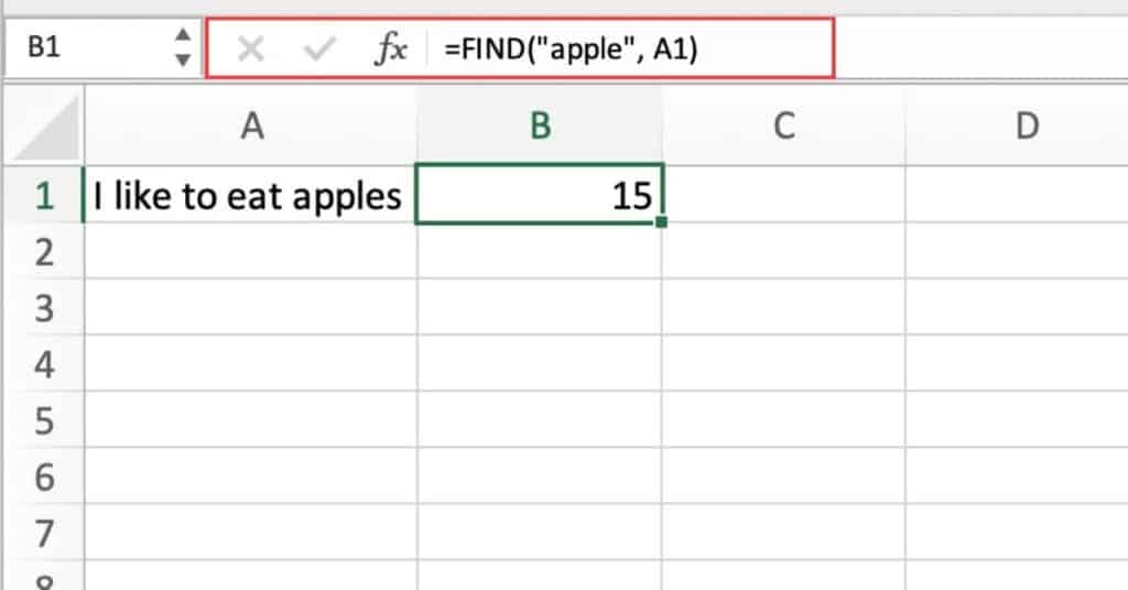 Excel FIND Function Examples