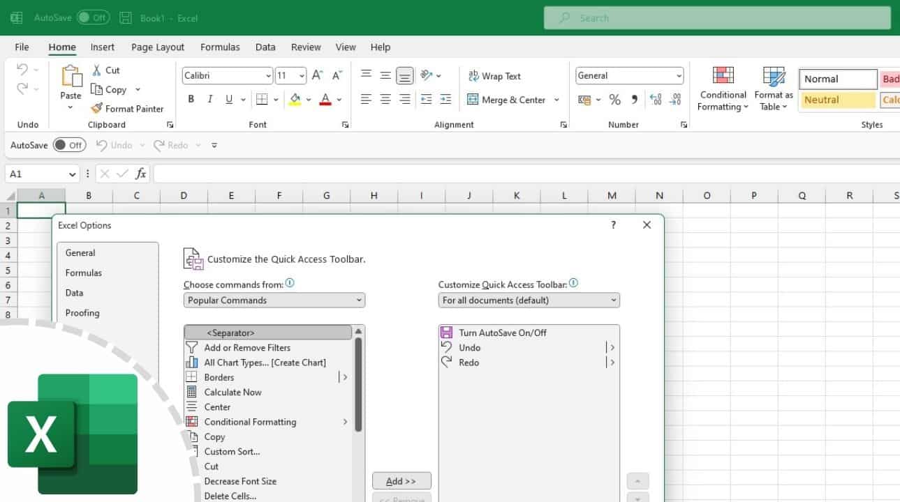 Excel Quick Access Toolbar | Basic Excel Tutorial - Sheet Leveller