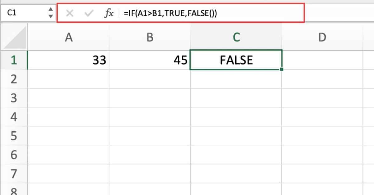 Excel false function sheet leveller