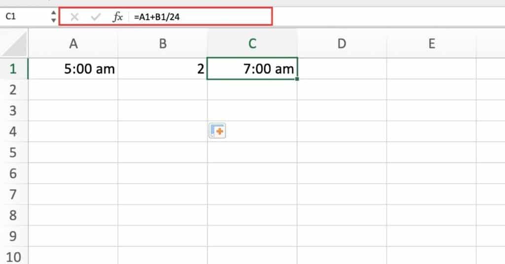 How to Add Hours to Time in Excel