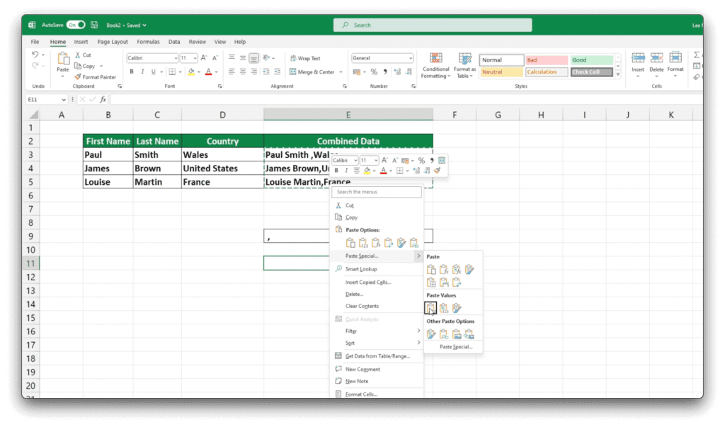 how-to-copy-and-paste-values-without-formula-in-excel