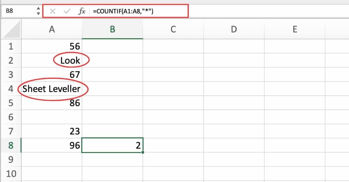 how-to-count-cells-with-text-in-excel-sheet-leveller