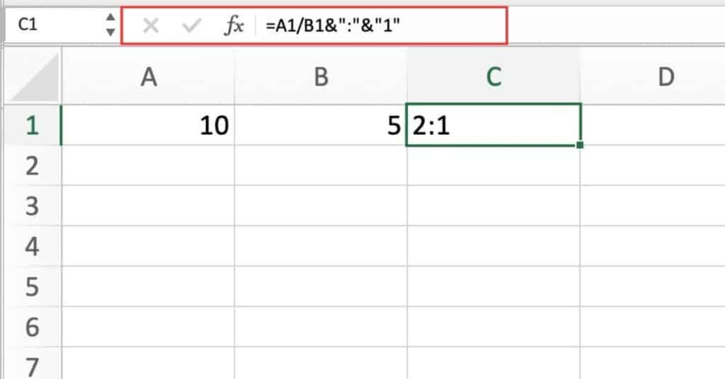 How to Quickly Calculate Ratio in Excel