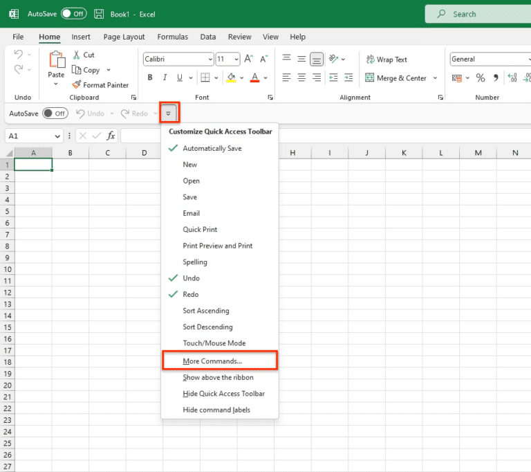 Excel Quick Access Toolbar | Basic Excel Tutorial - Sheet Leveller