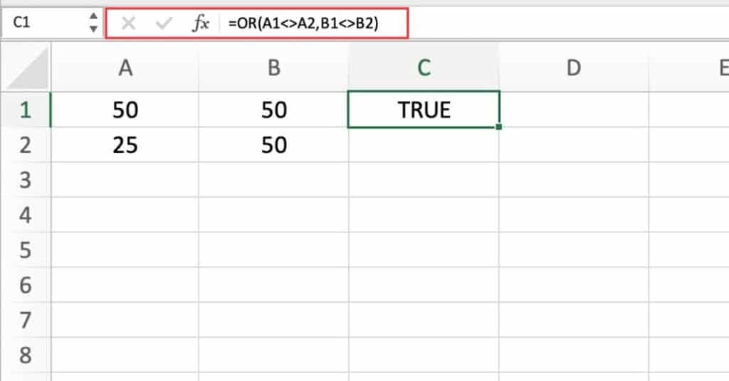 Does Not Equal Operator in Excel - Sheet Leveller