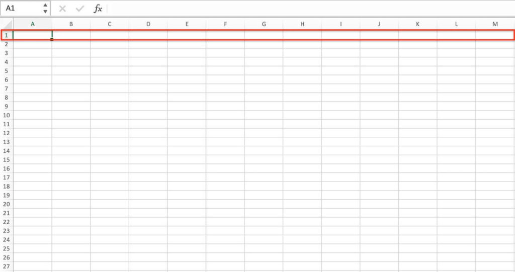 What Is a Row in Excel?