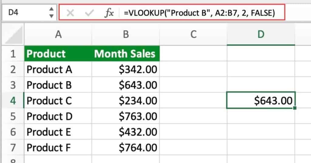 Exact Match with VLOOKUP