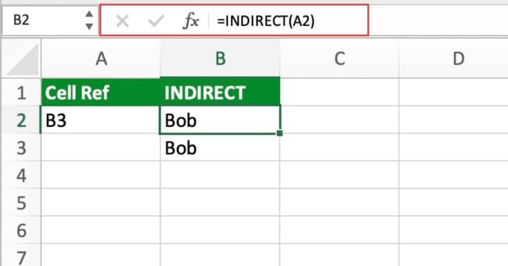 Excel INDIRECT Function