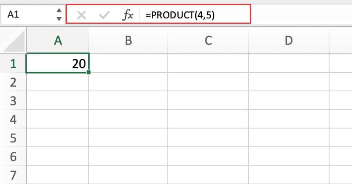 Excel PRODUCT Function - Sheet Leveller