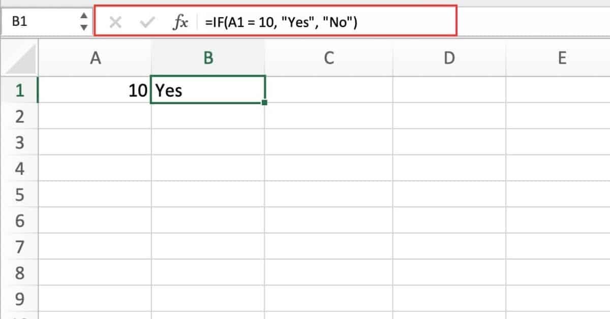 Excel IF Function - Sheet Leveller