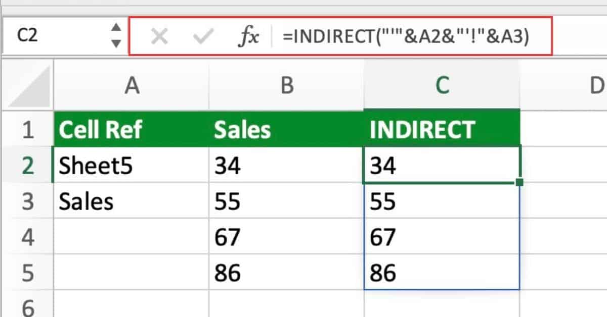 Excel INDIRECT Function Sheet Leveller Excel INDIRECT Function Sheet Leveller