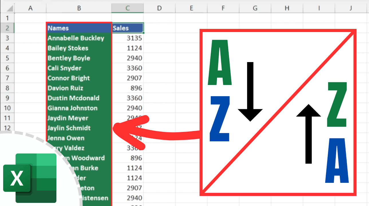 How To Sort Alphabetically In Excel A Step By Step Guide 1889